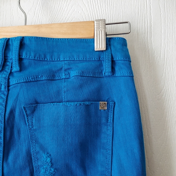 Bebe Heartbreaker Distressed Skinny Jeans - Picture 5 of 9